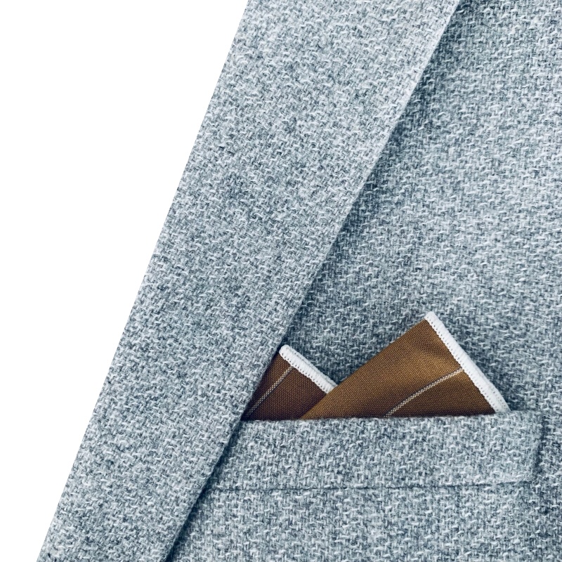 Hnědý kapesníček do saka White Line