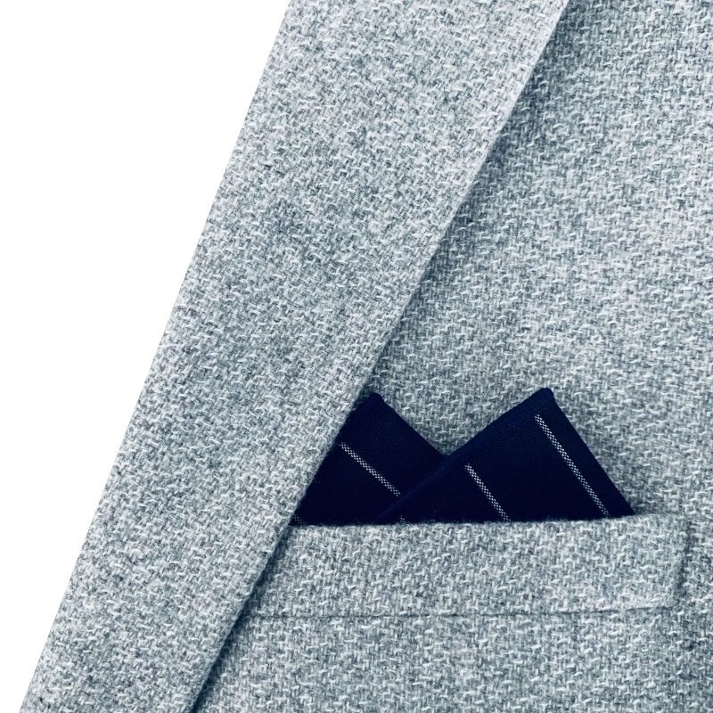 Modrý kapesníček do saka White Line