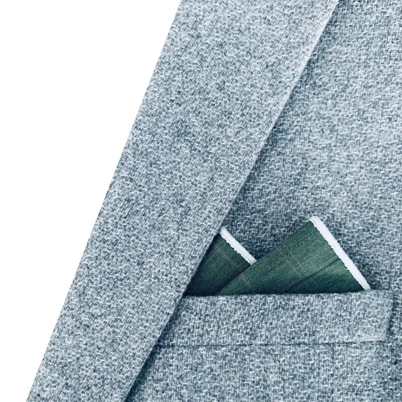 Zelený kapesníček do saka Square