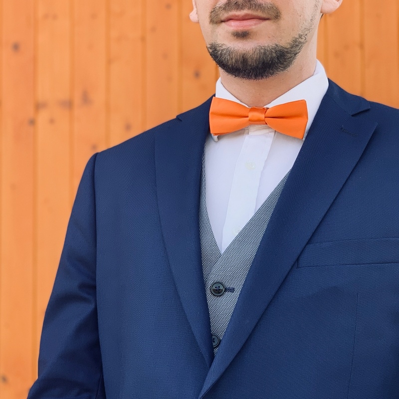 Oranžový motýlek Doutníček Slim