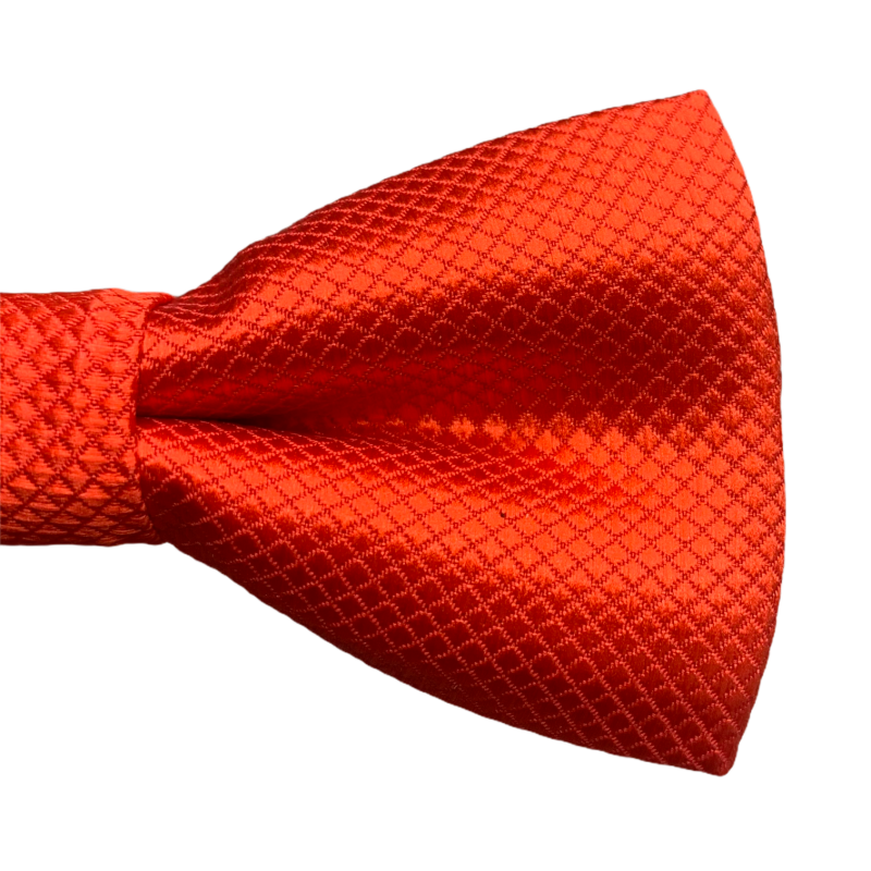 Červený chlapecký motýlek Plaid 