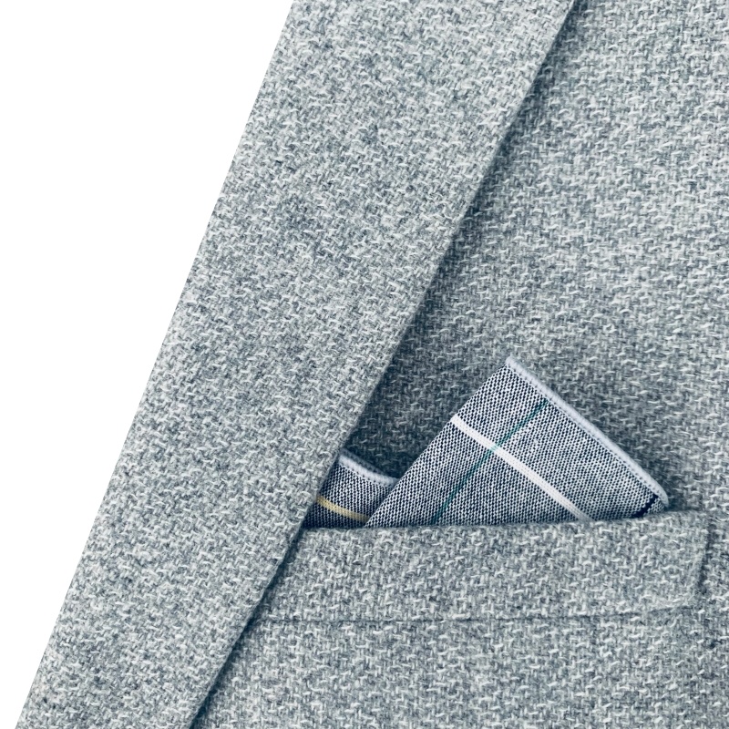 Modrý kapesníček do saka Cotton lines 