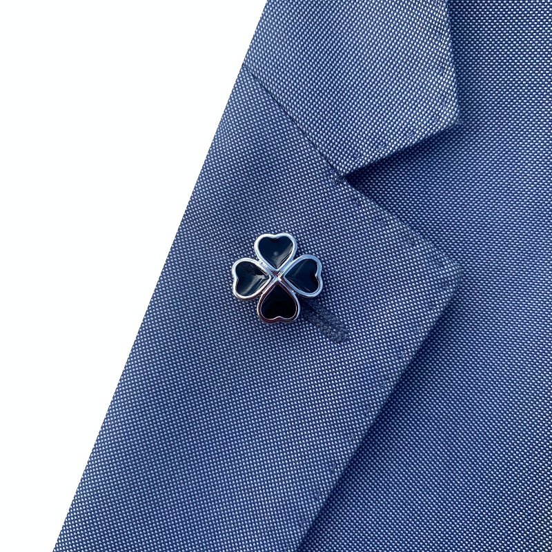 Brož Čtyřlístek srdce 