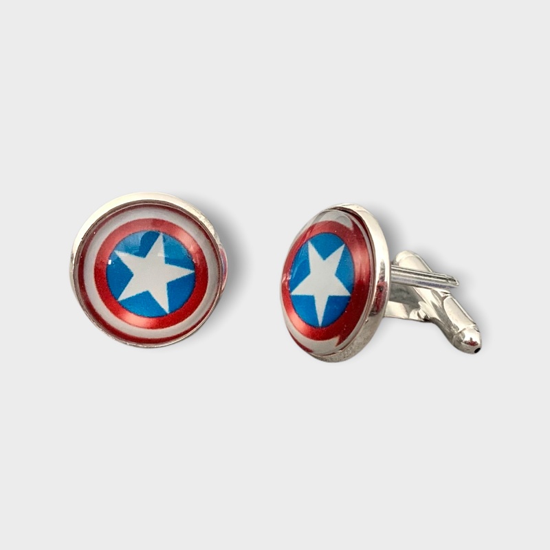 Manžetové knoflíčky Captain amerika - II. jakost