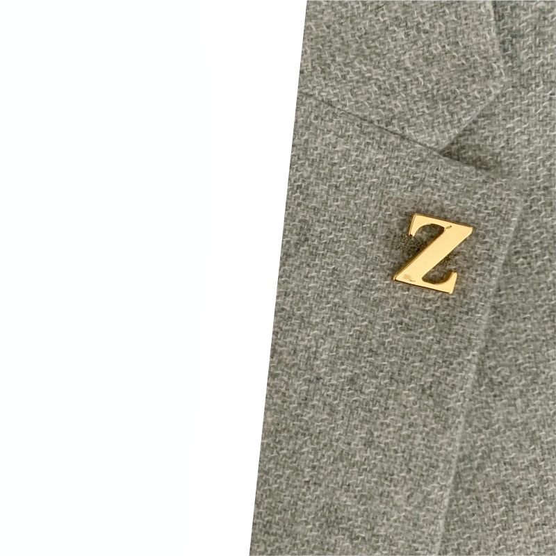 Zlatá brož písmeno Z