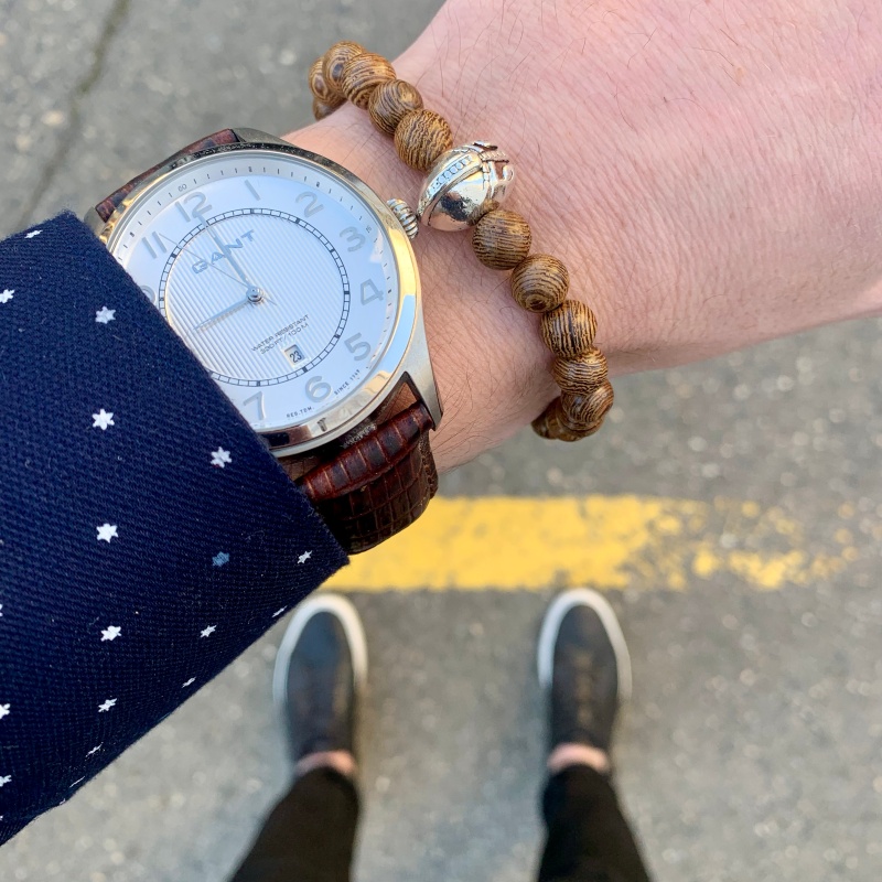 Hnědý náramek Sparta bojovník 