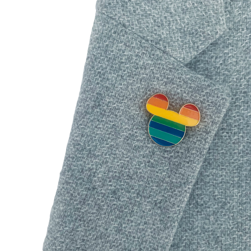 Zlatá brož Mickey LGBT