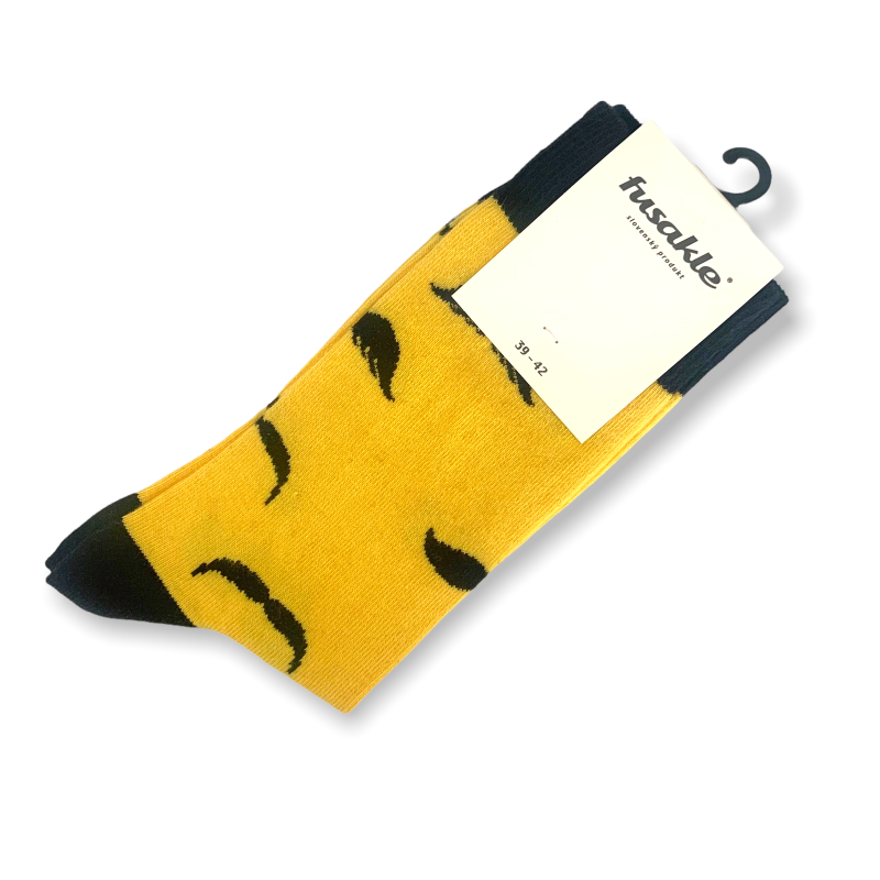 Žluto - černé ponožky Fusakle 39 - 42