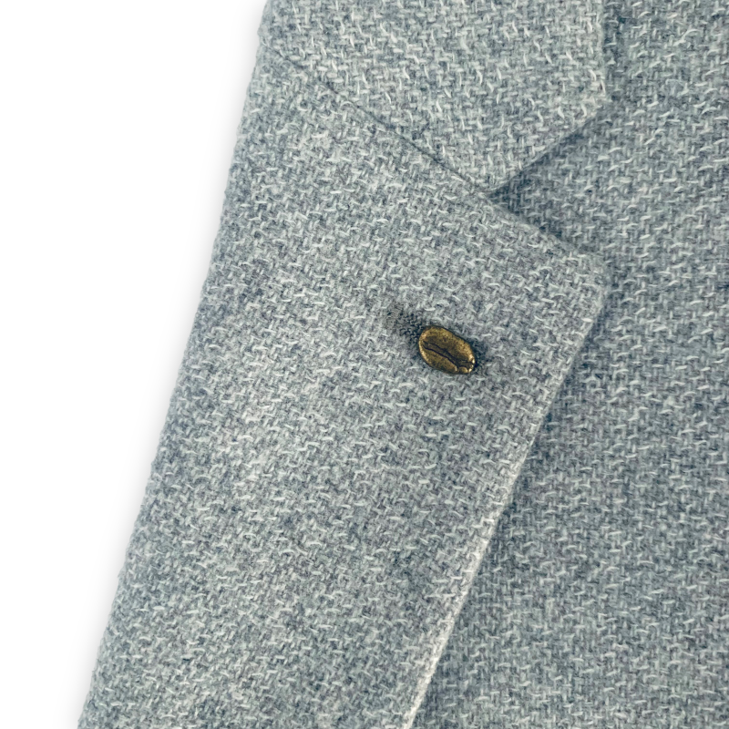 Vintage zlatá brož Kávové zrnko 