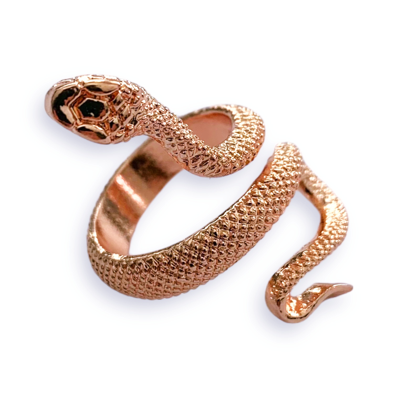 Rose gold prsten Had zmije 