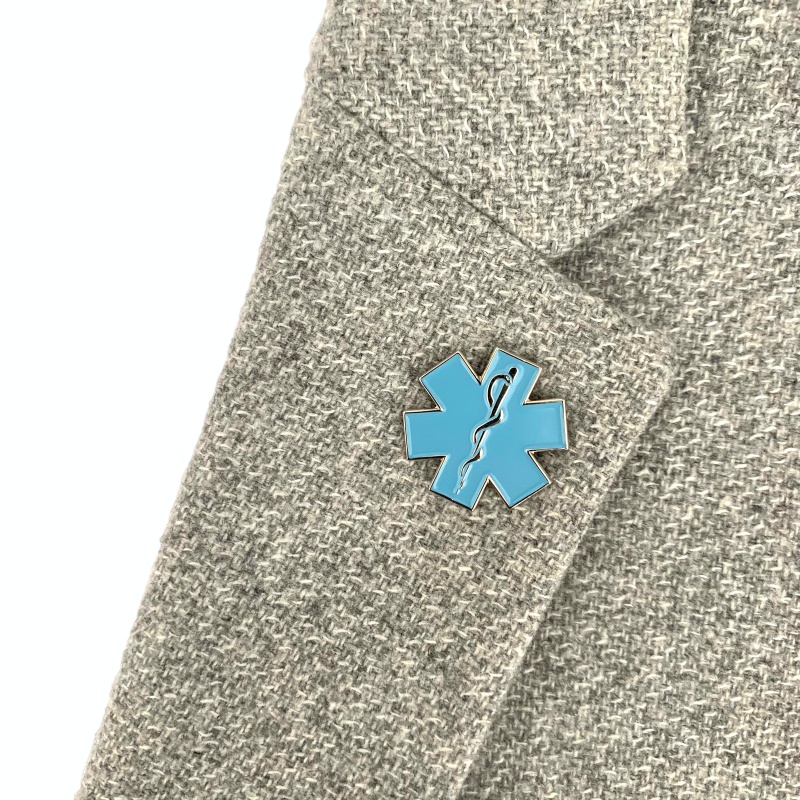 Modrá brož Medical znak 