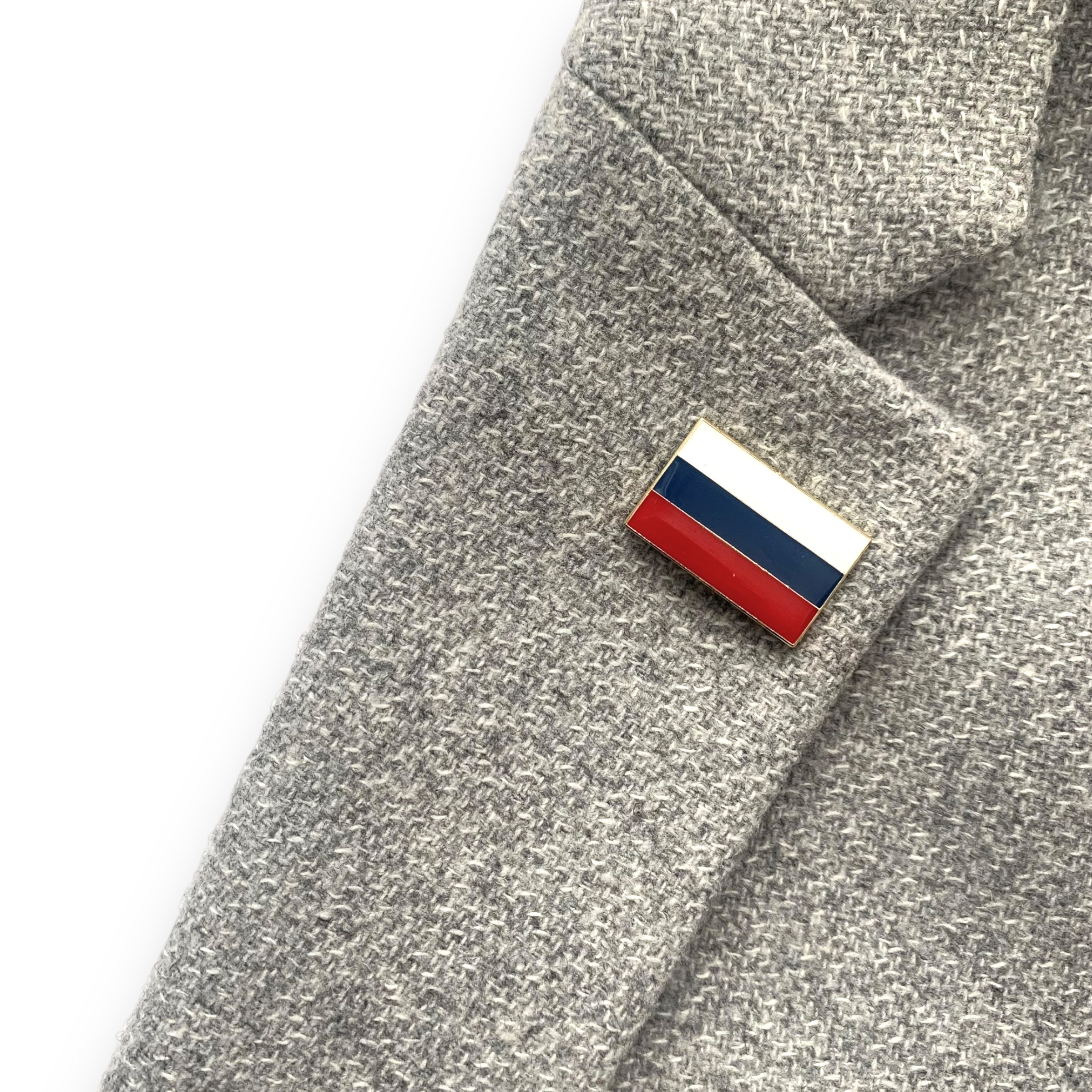 Zlatá brož Vlajka Ruské federace