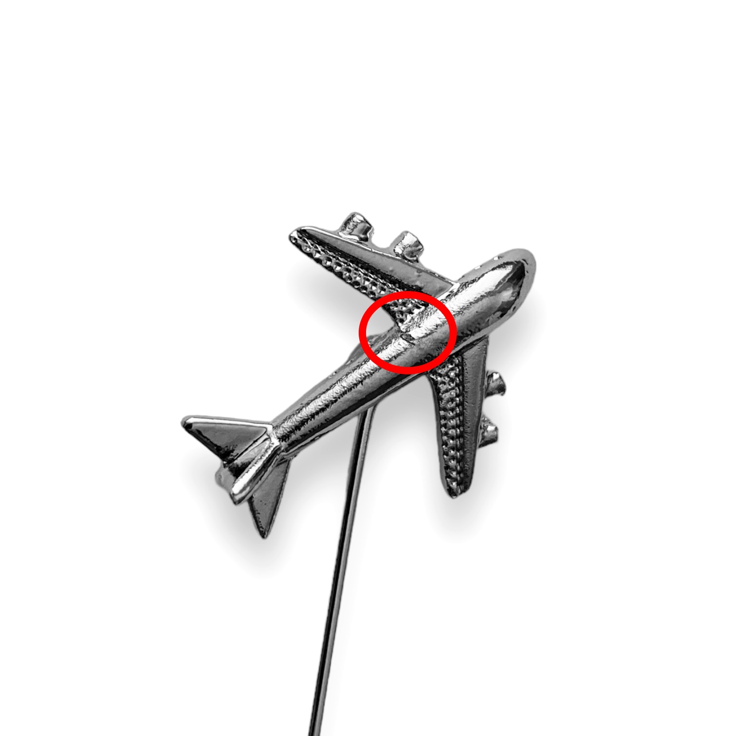 Stříbrná brož Letadlo Boeing - II. jakost 2
