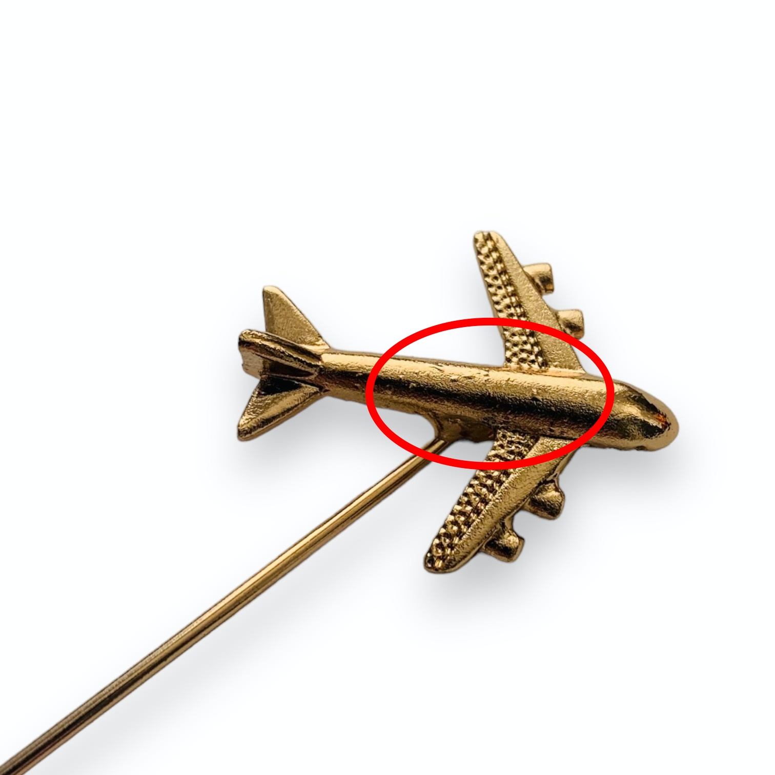 Zlatá brož Letadlo Boeing - II. jakost