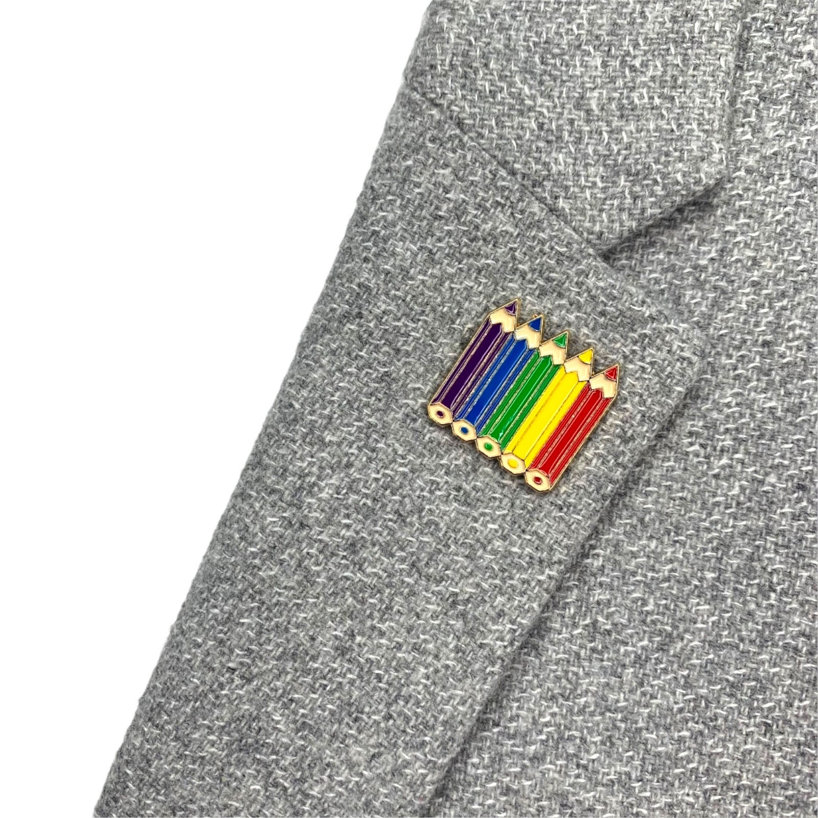 Zlatá brož Pastelky LGBT