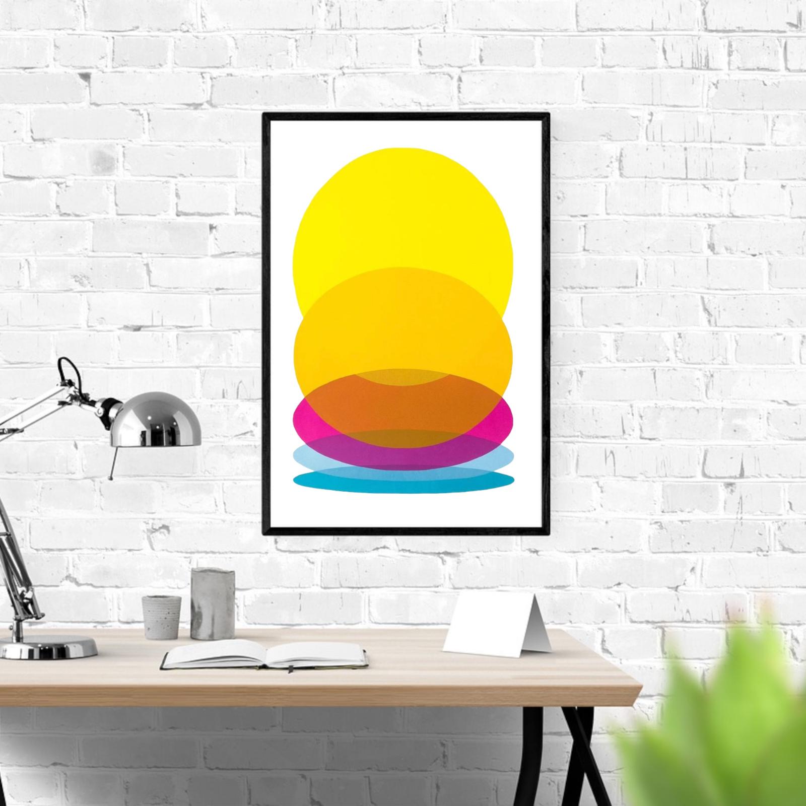 Litografický tisk Rising Ellipse - Jan Kaláb (POINT)