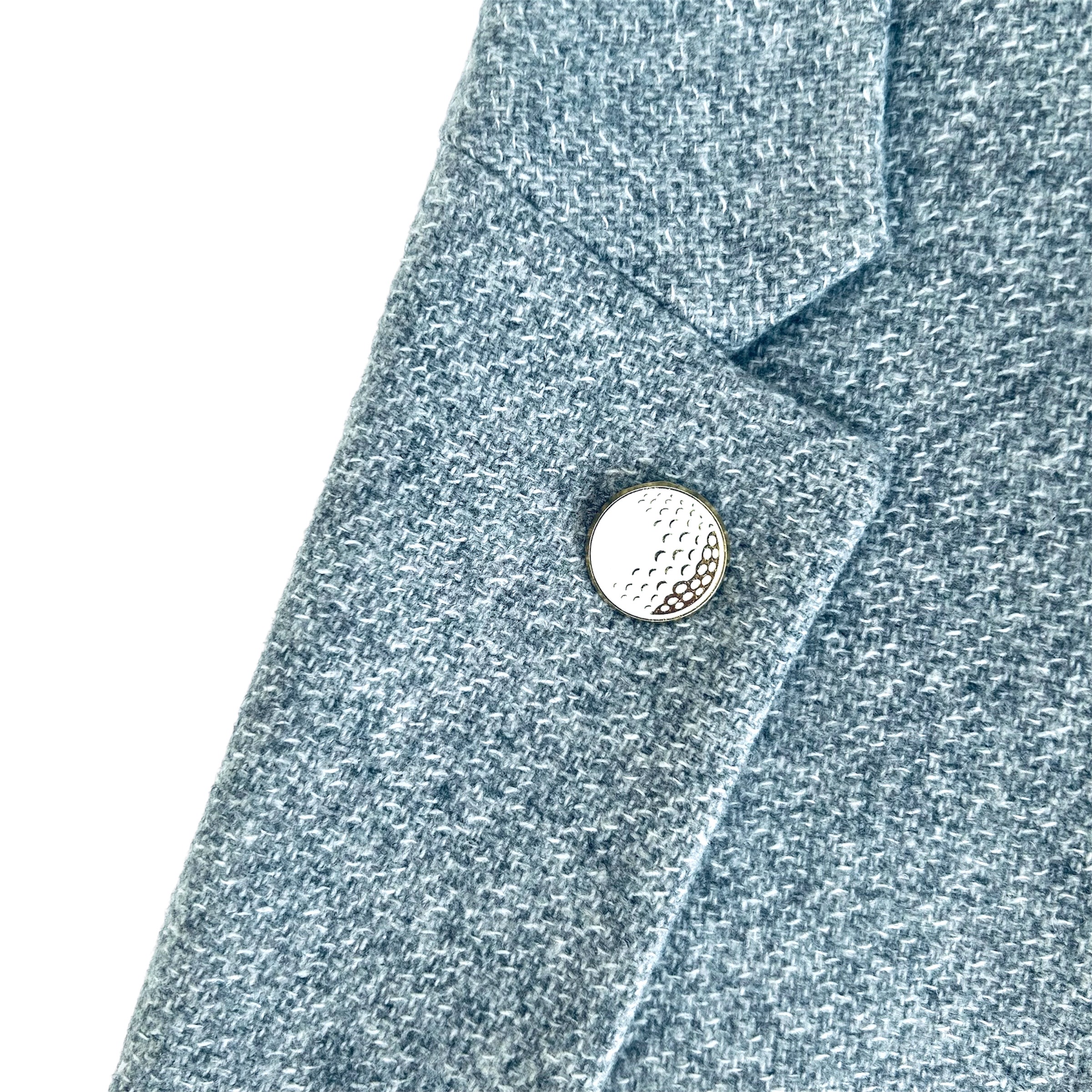 Brož zlatý Golfový míček 