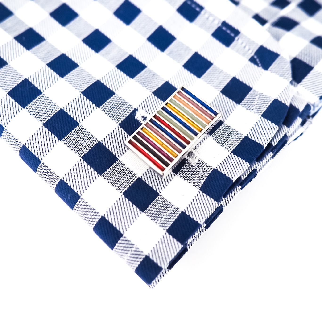 Manžetové knoflíčky Barevné pruhy