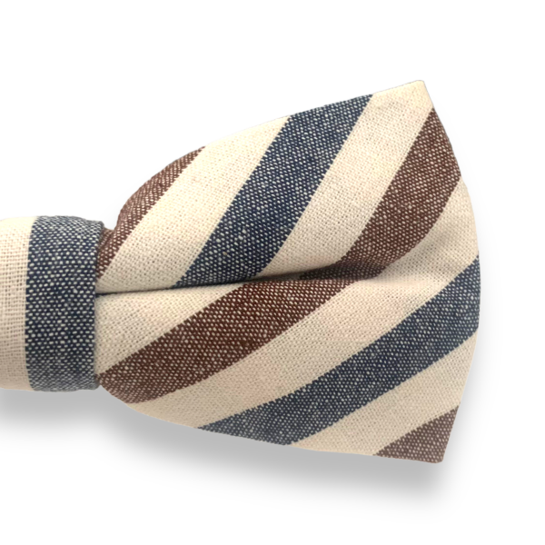 Barevný motýlek Cotton Pruhy I. 