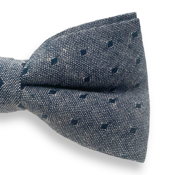 Modrý motýlek Cotton Diamond