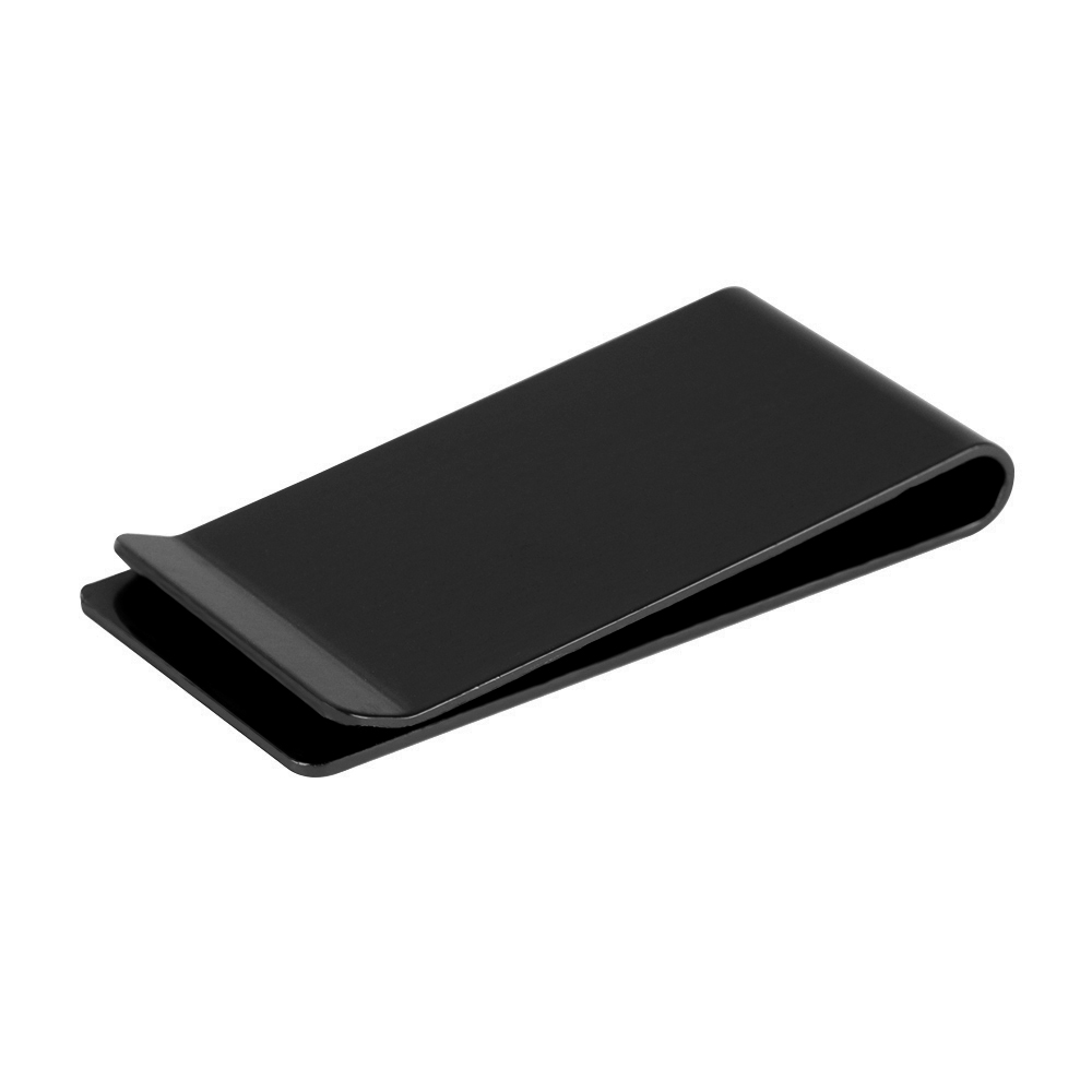 Černá spona na peníze z nerezové oceli