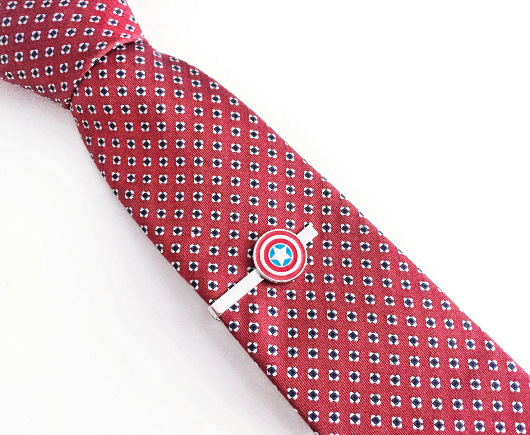 Set - spona na kravatu a manžetové knoflíčky Captain America