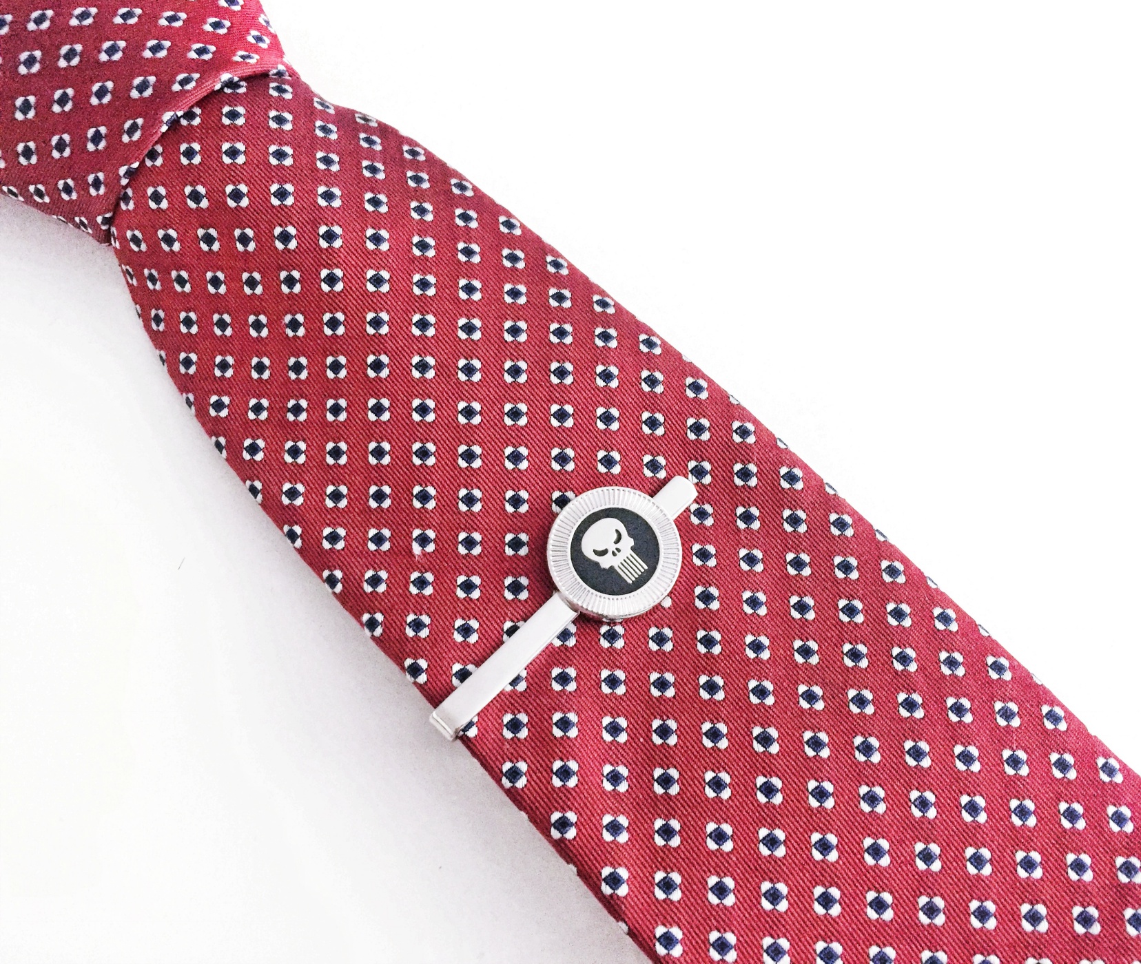 Set - spona na kravatu a manžetové knoflíčky Punisher