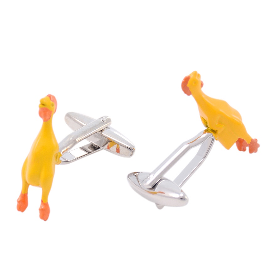 Manžetové knoflíčky Gumová kachna 