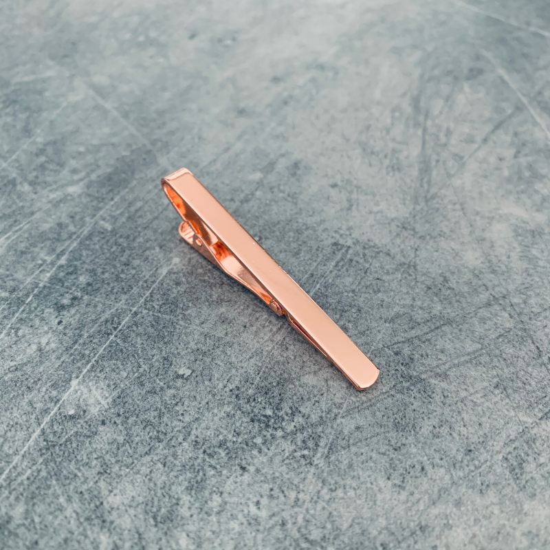 Spona na kravatu - rose gold