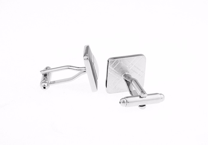 Manžetové knoflíčky Fashion Čtverec - černý