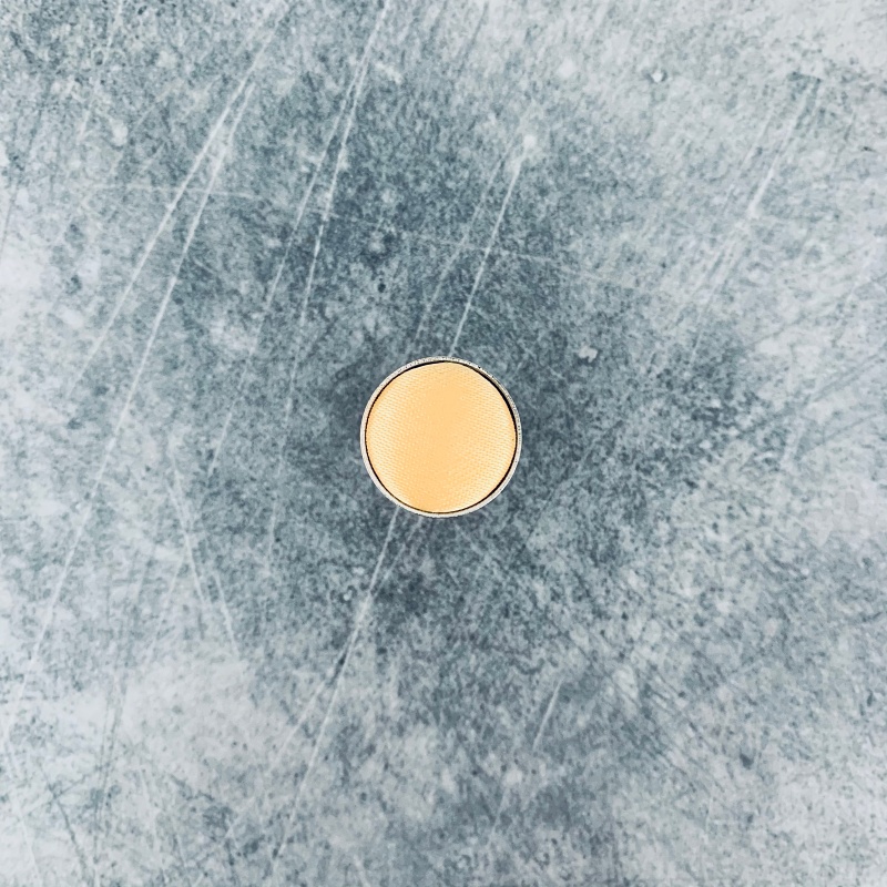 LMK Manžetové knoflíčky Round - světle žluté