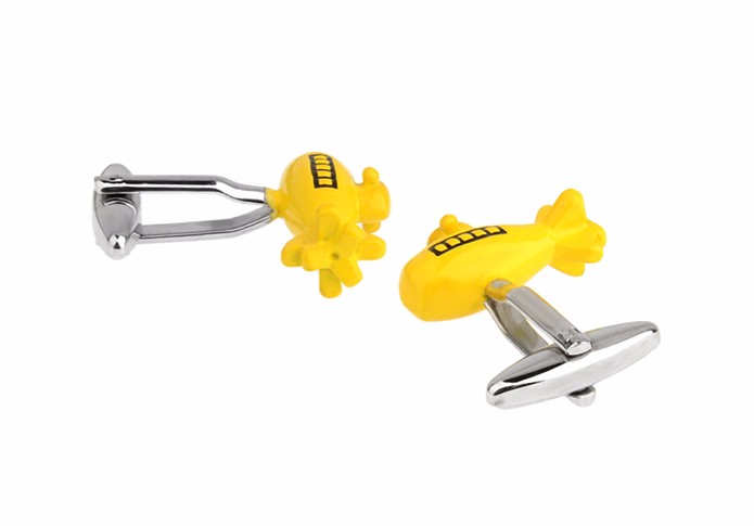 Manžetové knoflíčky Žlutá ponorka 