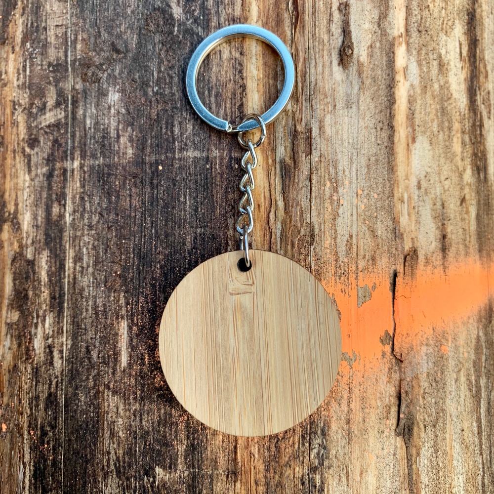 Dřevěná klíčenka Kruh 