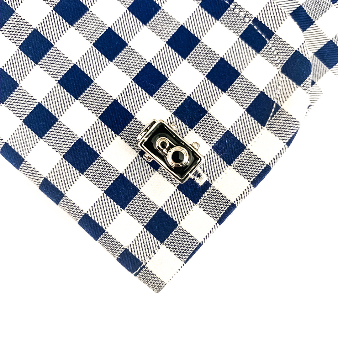 Manžetové knoflíčky Starý fotoaparát