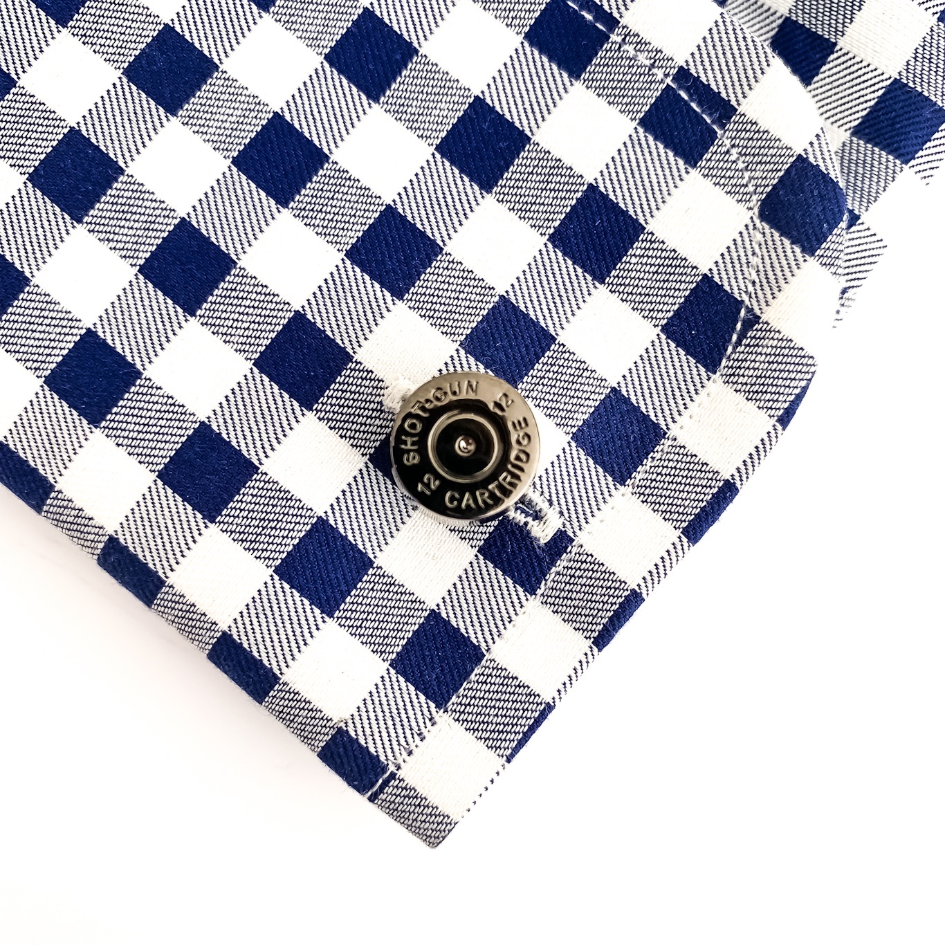 Manžetové knoflíčky Nábojnice šedá 