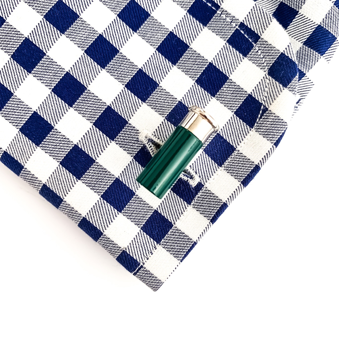 Manžetové knoflíčky Brokový náboj - zelený 