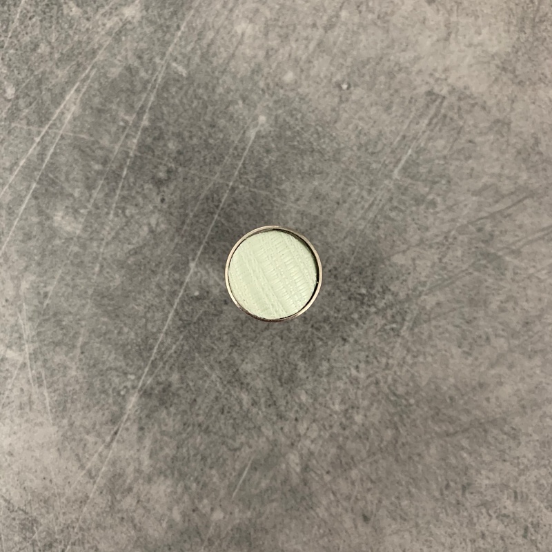 Světle zelené manžetové knoflíčky Round Stripe