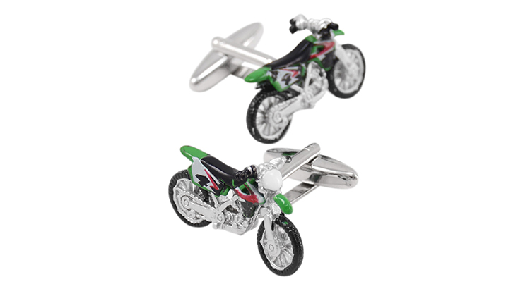 Manžetové knoflíčky Závodní terénní motorka 4