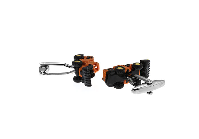 Manžetové knoflíčky Nakladač - stavební stroj 