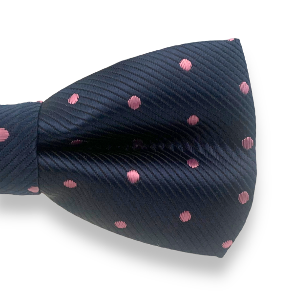 Modrý motýlek Pink dot 