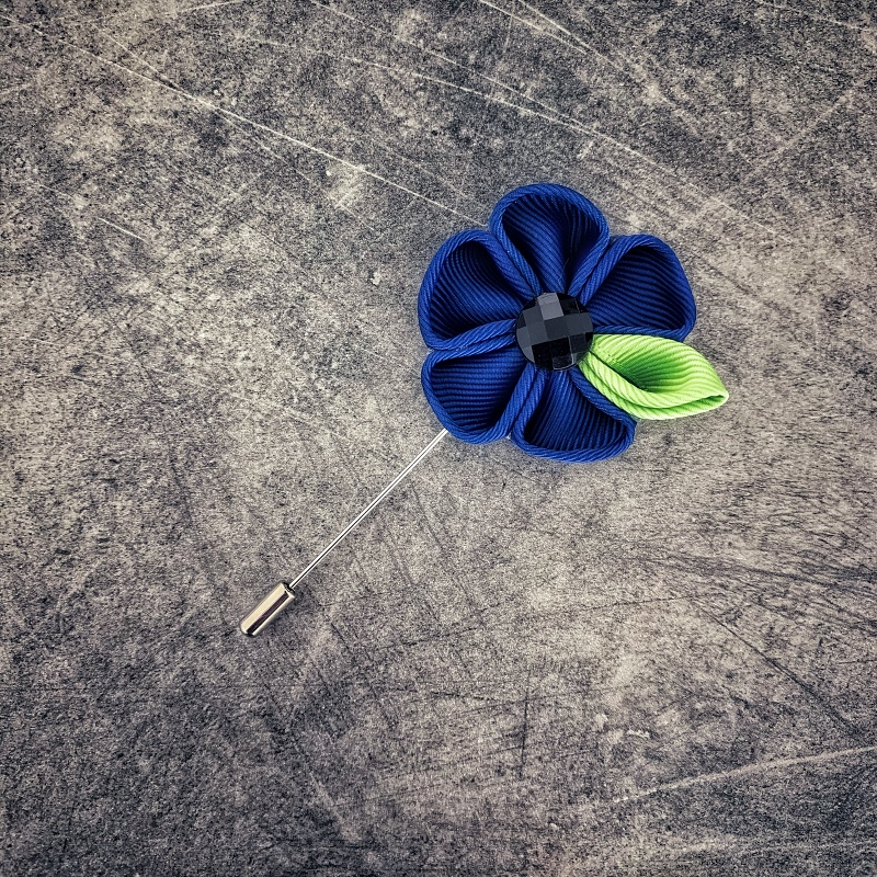 Modro - zelená brož Arrow Color