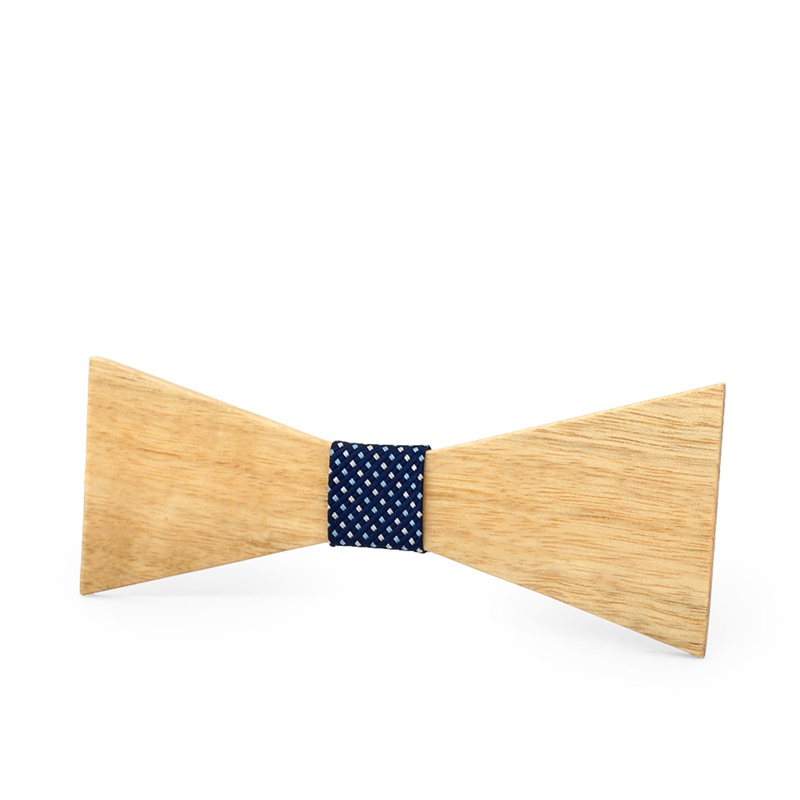 Dřevěný pánský motýlek Mahoosive Premier - stripes 