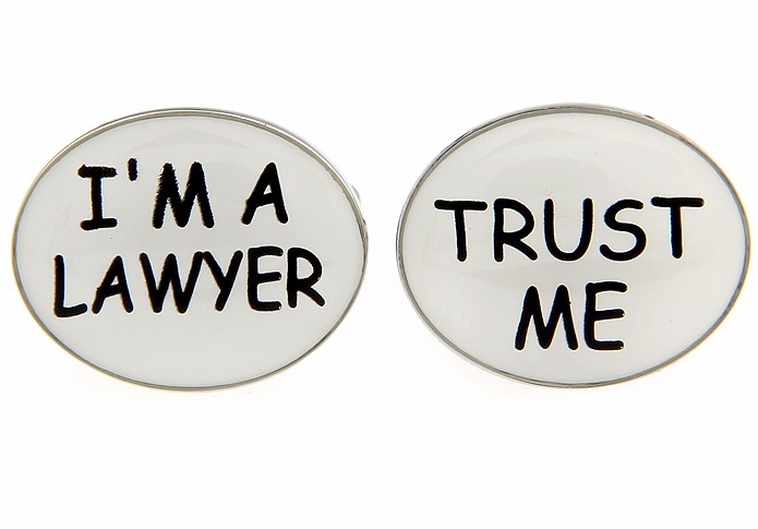 Manžetové knoflíčky Im a lawyer trust me