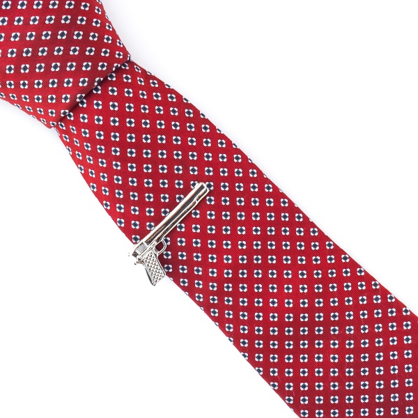 Set - spona na kravatu a manžetové knoflíčky Pistole 9MM