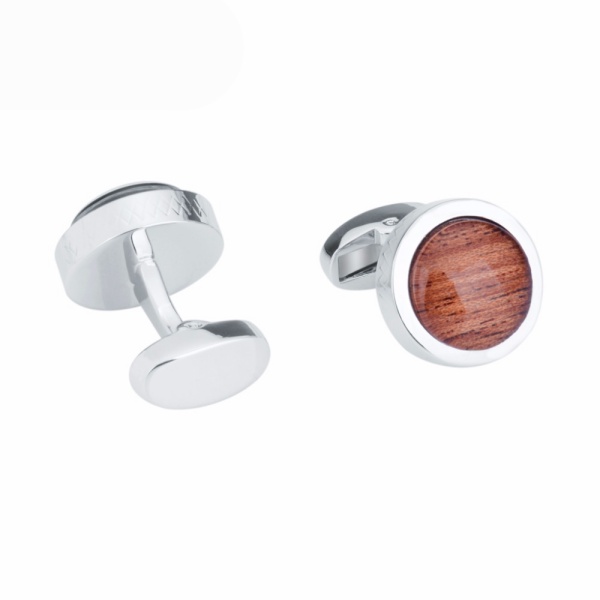 Manžetové knoflíčky Wood Glass