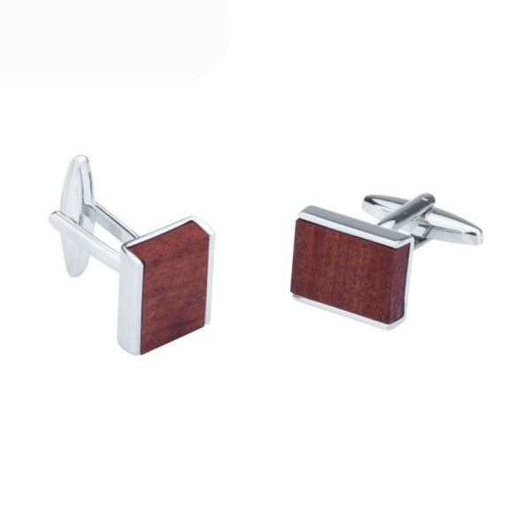 Manžetové knoflíčky Wood Oblong 