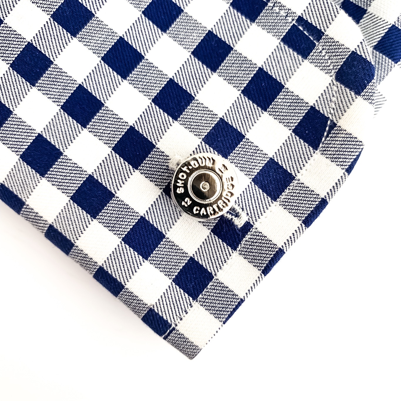 Manžetové knoflíčky Nábojnice stříbrná 