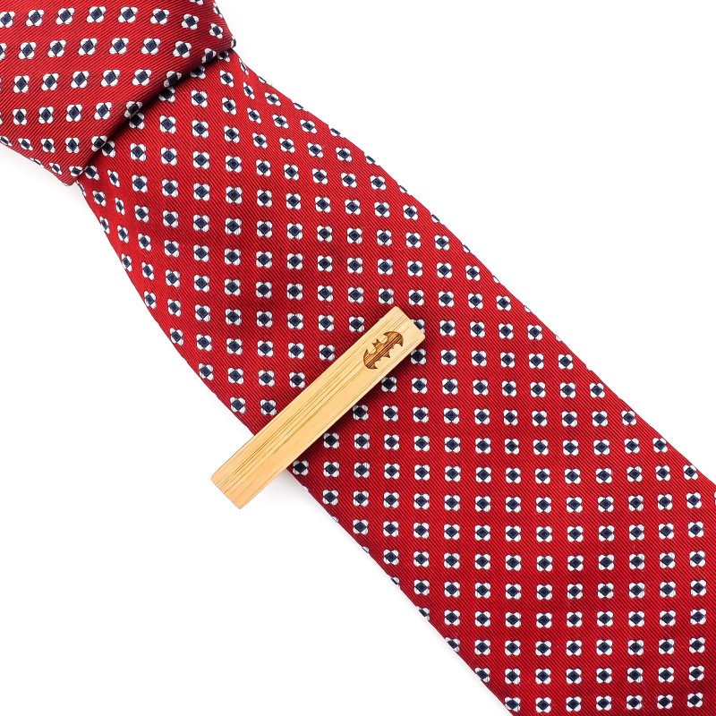 Dřevěný set - motýlek, manžetky + spona na kravatu Batman 