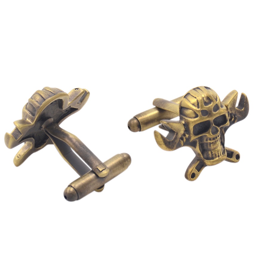 Manžetové knoflíčky Mechanic skulls