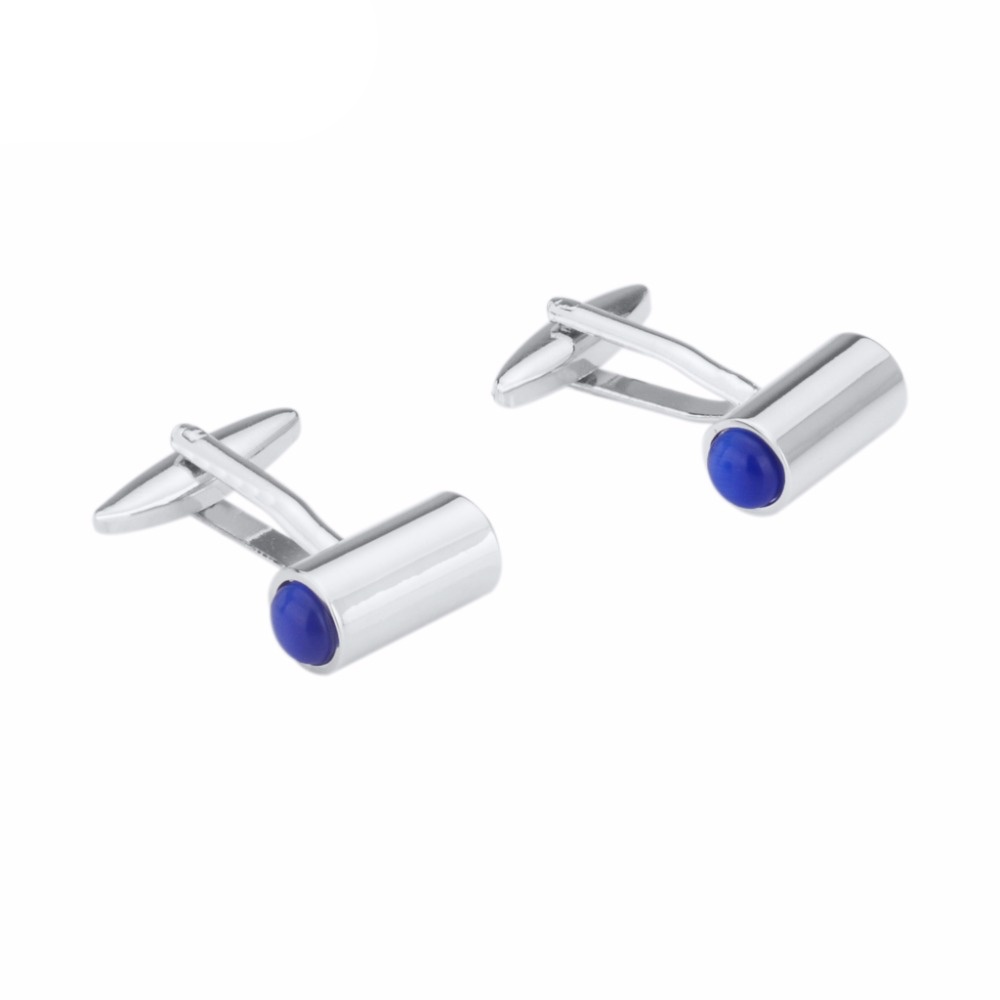 Manžetové knoflíčky Blue opal round 